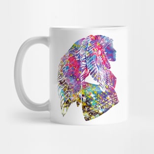 Native American Woman Mug